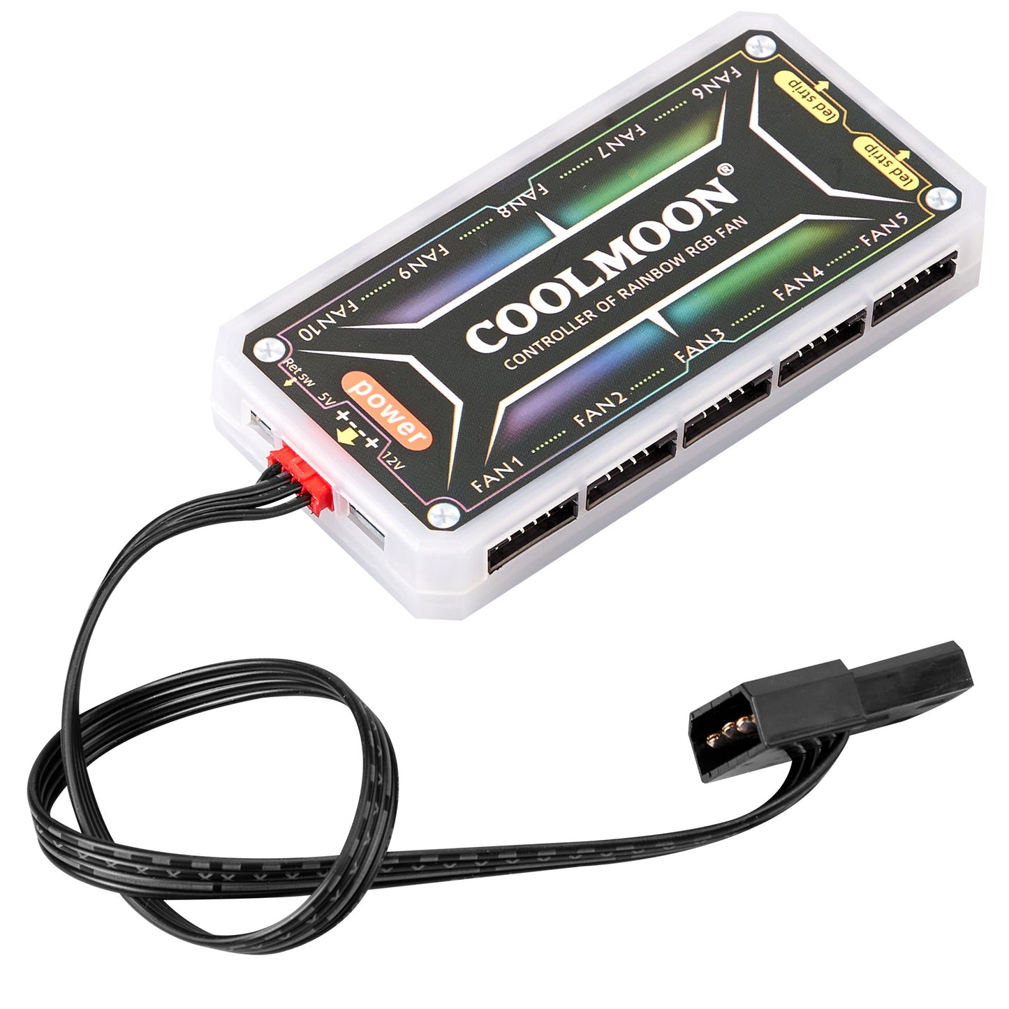 RGB-Gehäuselüfter Ausgestattet mit extrem leisen 200-mm-Gehäuselüftern