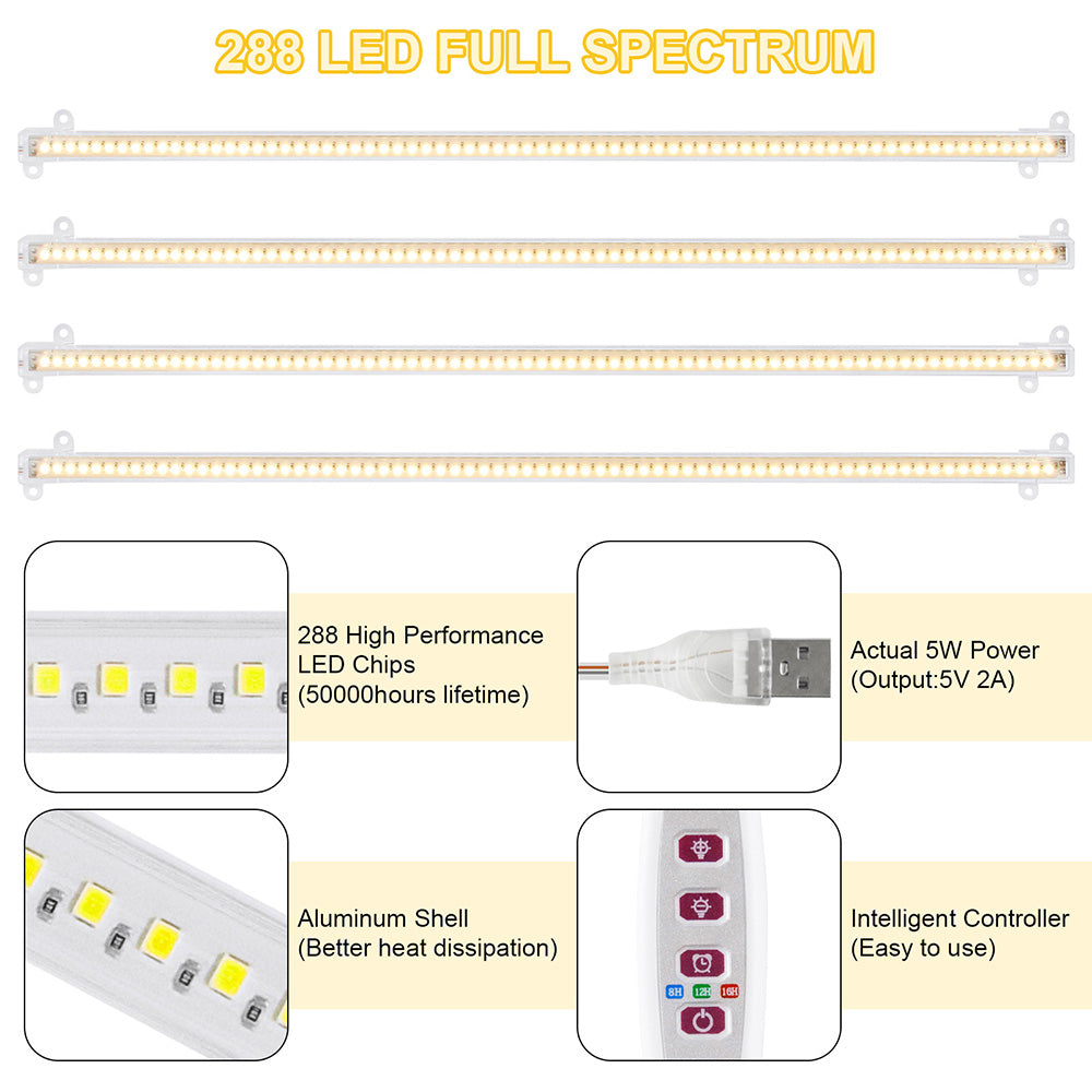 LED Sunlight Grow Light Strips