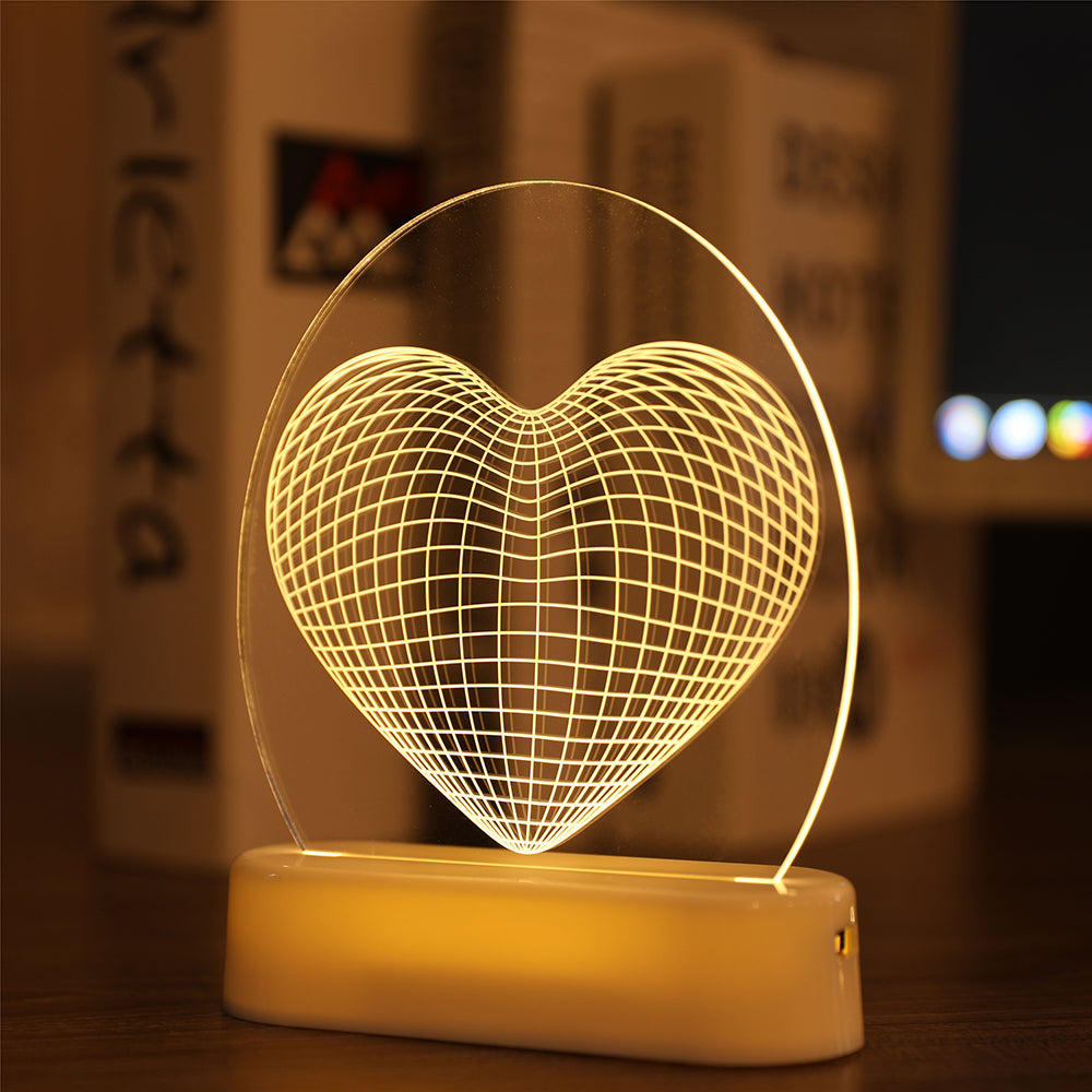 Veilleuses illusion 3D