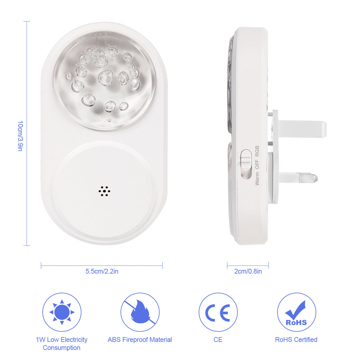 LED Night Light Plug into Wall