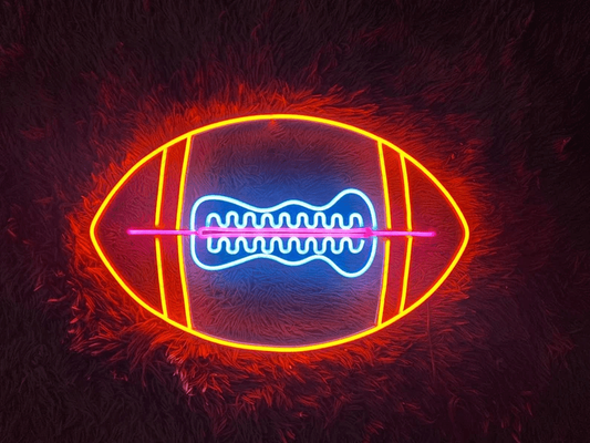Sport Led Sign Football Neon Sign Wall Decor