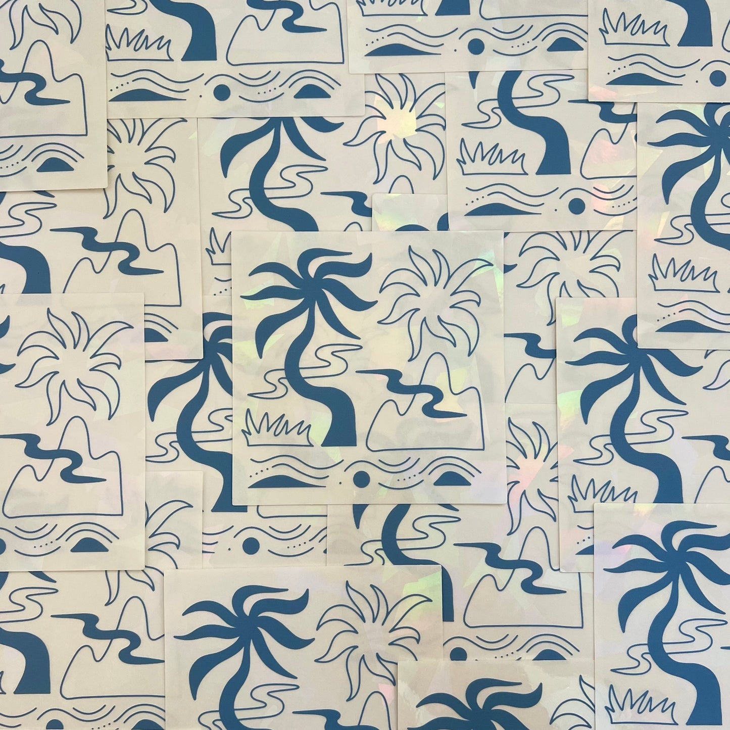 Autocollant attrape-soleil Oasis