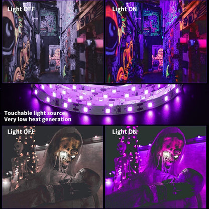 2.5M LED UV Black Strip Light