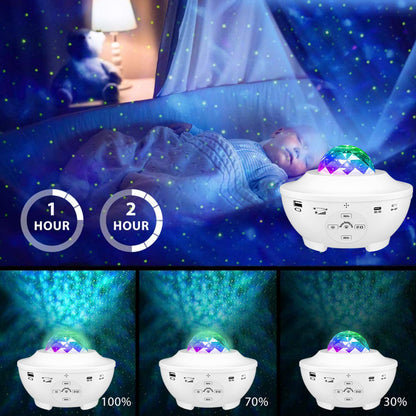 LED Star Night Light Bluetooth Music Player