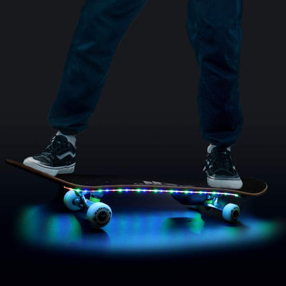 Lumières de scooter de planche à roulettes LED d'équitation de nuit