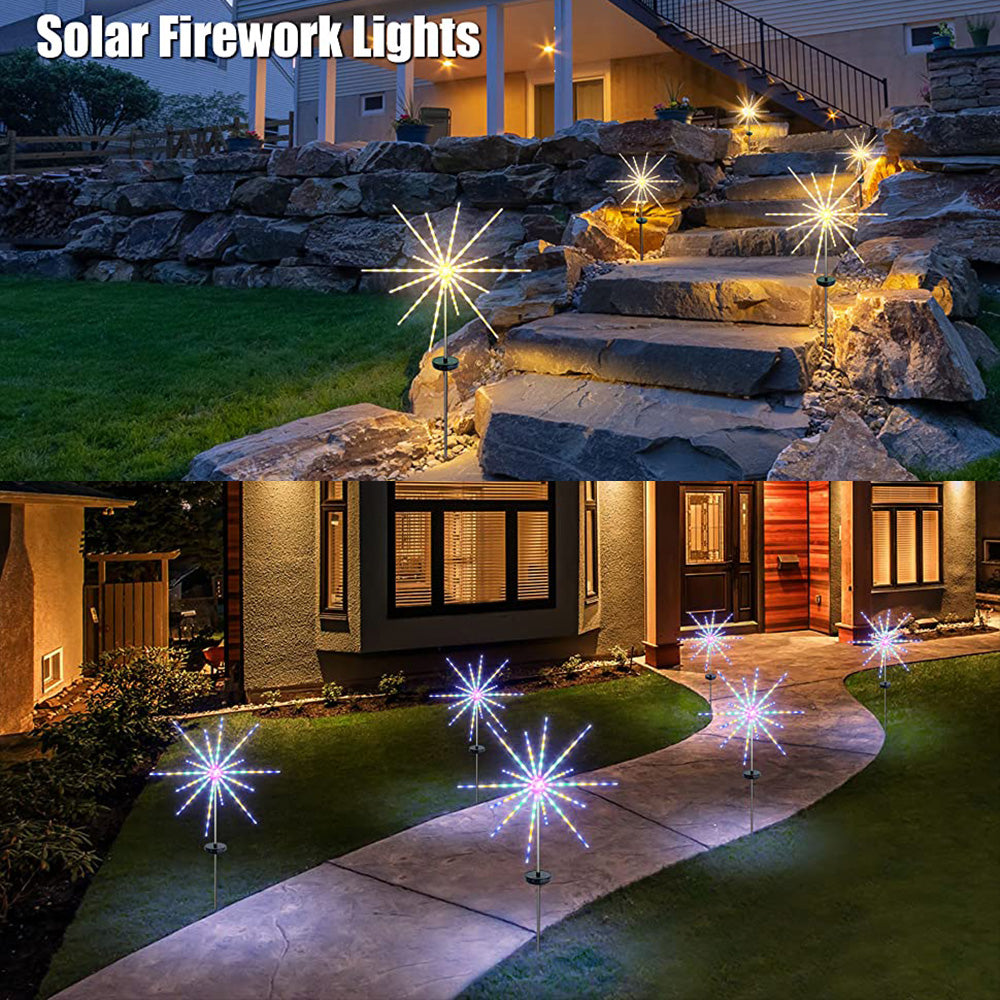 Solar Firework Meteor Lights