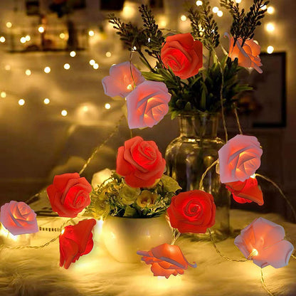 Guirlande Lumineuse Fée Fleur Rose