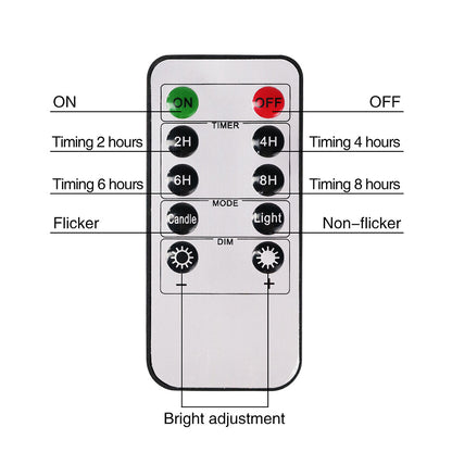 LED-Tropffreie, schwimmende, flackernde Kerzen