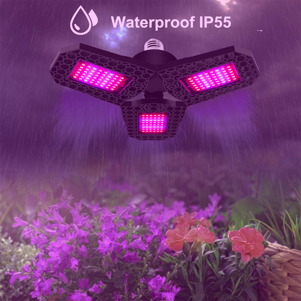 Bombilla LED plegable impermeable para cultivo de plantas