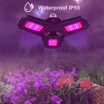 Waterproof Foldable LED Plant Grow Light Bulb