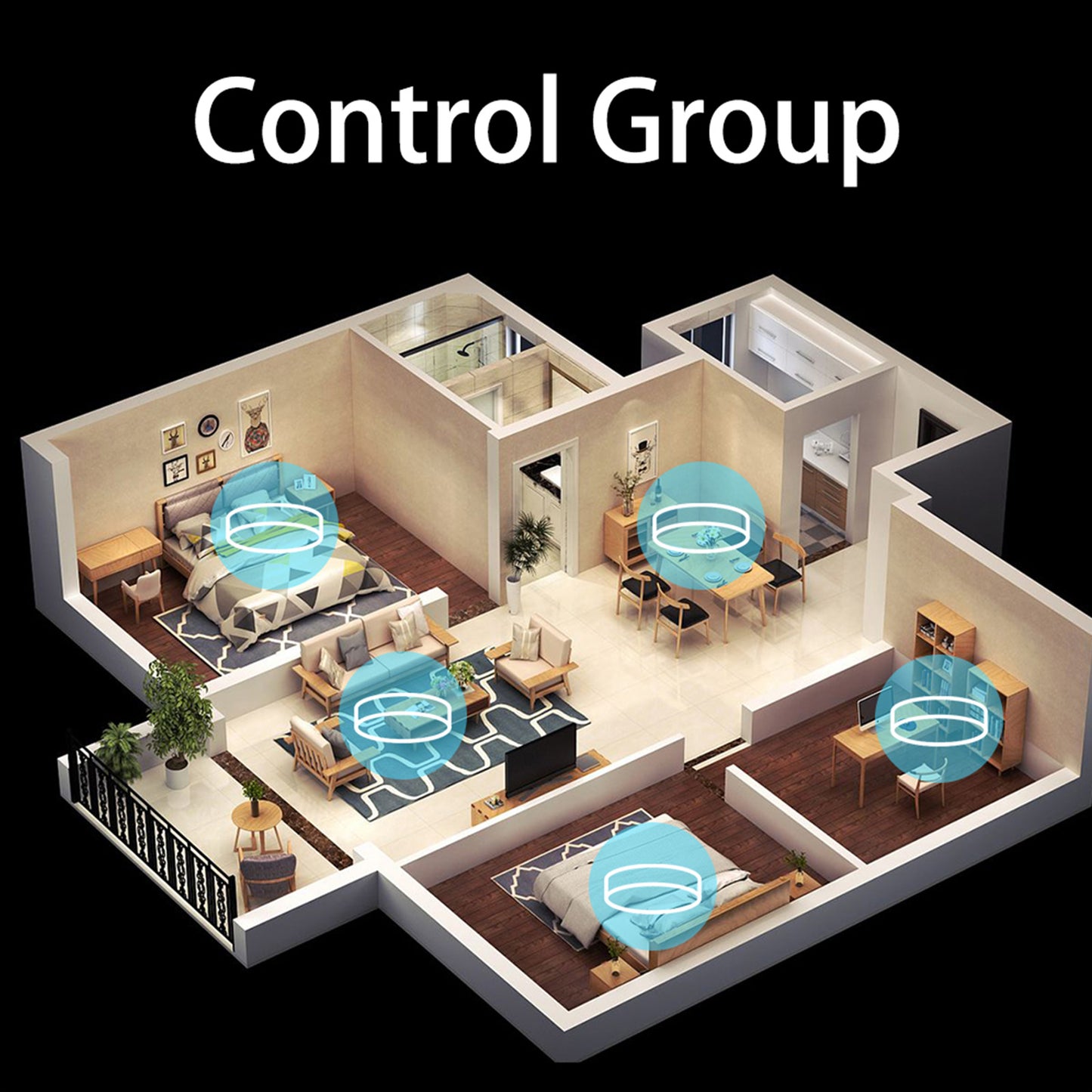 Montaje empotrado de luz de techo LED inteligente WIFI y Bluetooth