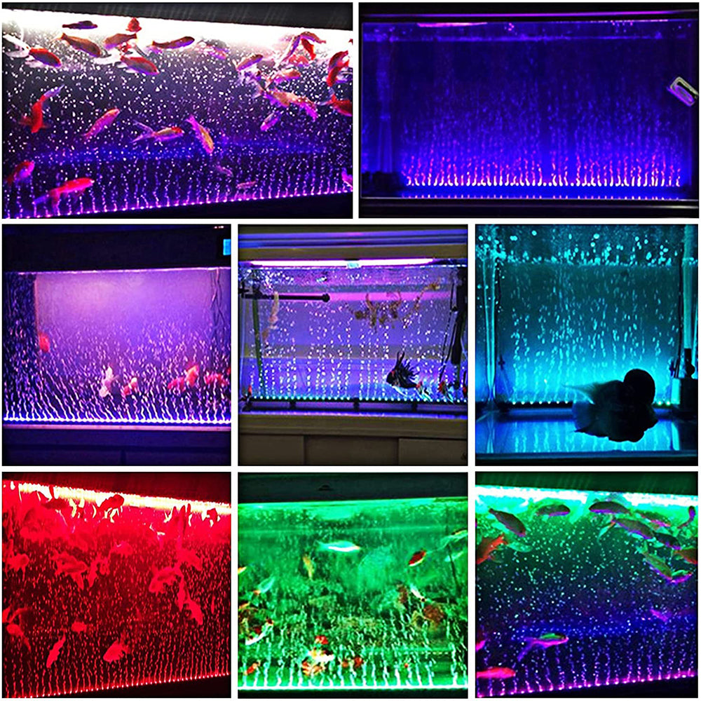 Lumière LED RVB à changement de couleur pour aquarium.