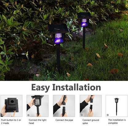 Solar Pathway Lights LED Mosquito Killer Light