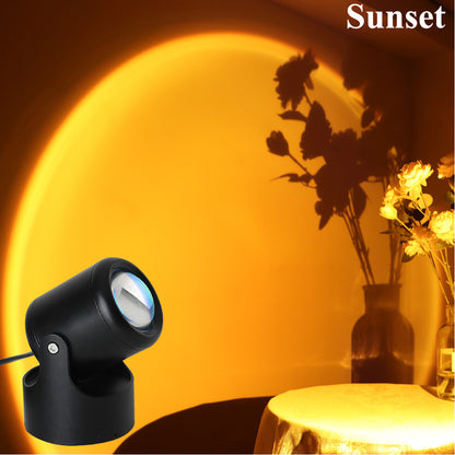 LED Sunset Rainbow Projection Light