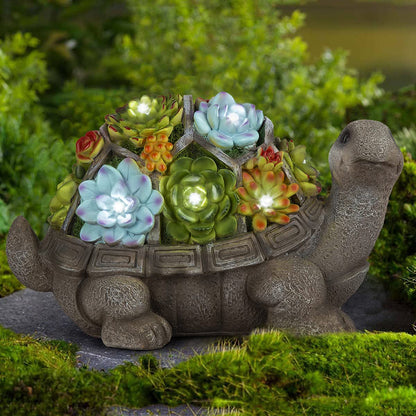 Waterproof Solar Garden Animal & Statue Resin Figurine Lights