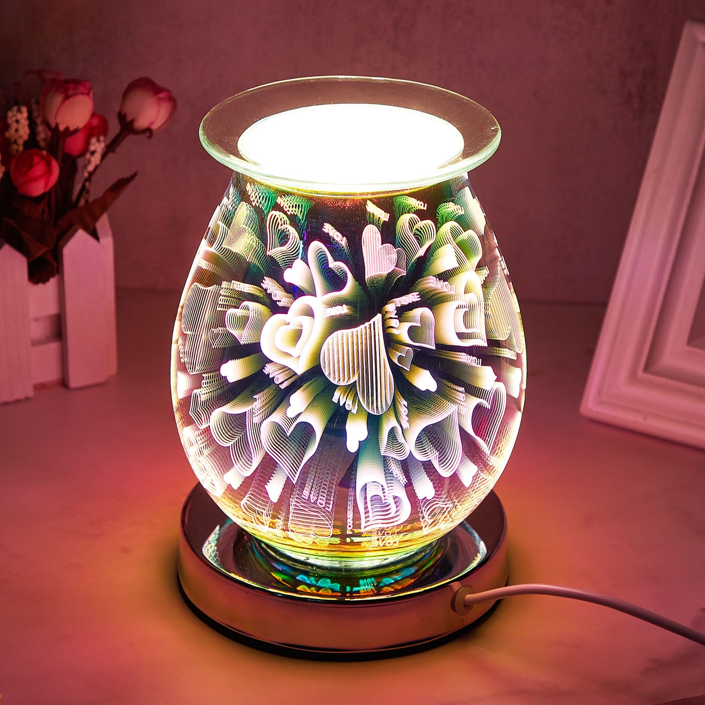 Lampe aromatique pour fondeur de cire électrique