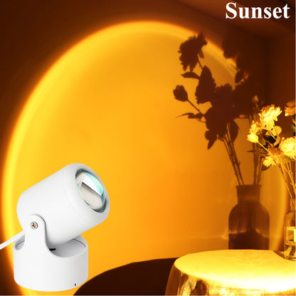 LED Sunset Rainbow Projection Light