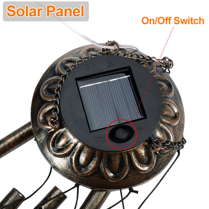 Solar-Windspiel für den Außenbereich, Terrassenbeleuchtung