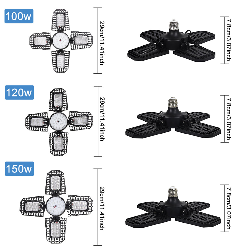 Faltbare E26/E27 LED-Pflanzenglühbirne