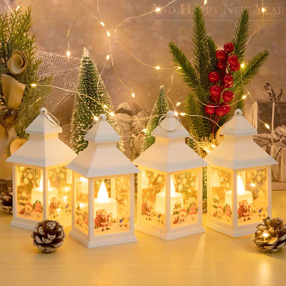 Flammenlose LED-Kerzen-Weihnachtslampe