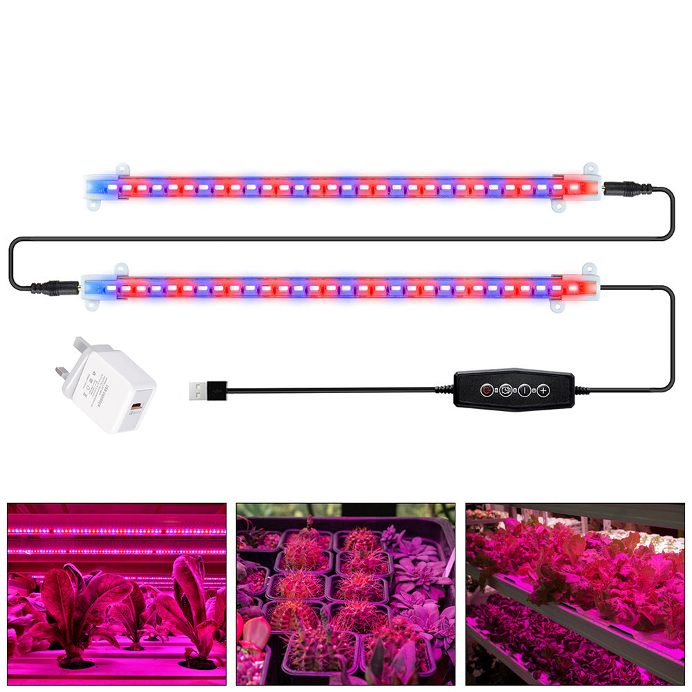 Tiras de luz de cultivo LED regulables de espectro completo