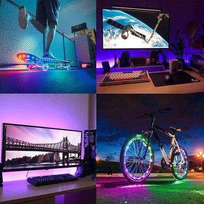 Tiras de luces LED RGB impermeables