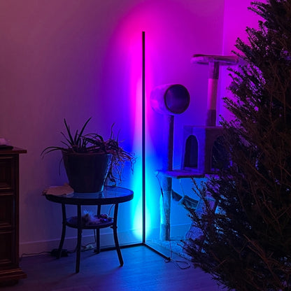 LED Corner Floor Lamp RGB Color Changing