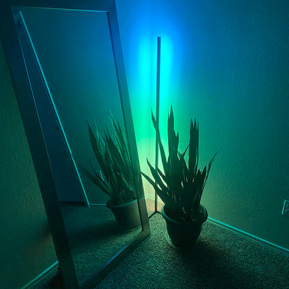 LED Corner Floor Lamp RGB Color Changing