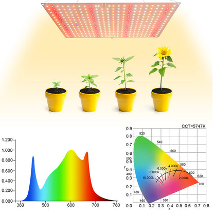 Luz de cultivo LED de espectro completo