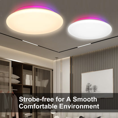 Smart Led RGB Ceiling Light Flush Mount 28W