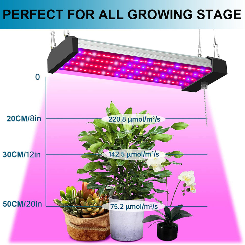 Barras de luz de cultivo LED conectables de espectro completo