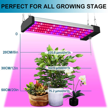 Barras de luz de cultivo LED conectables de espectro completo