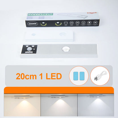 LED Motion Sensor Under Cabinet Light Sliver Shell