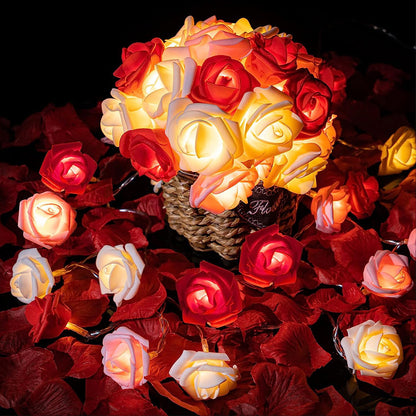 Guirlande Lumineuse Fée Fleur Rose