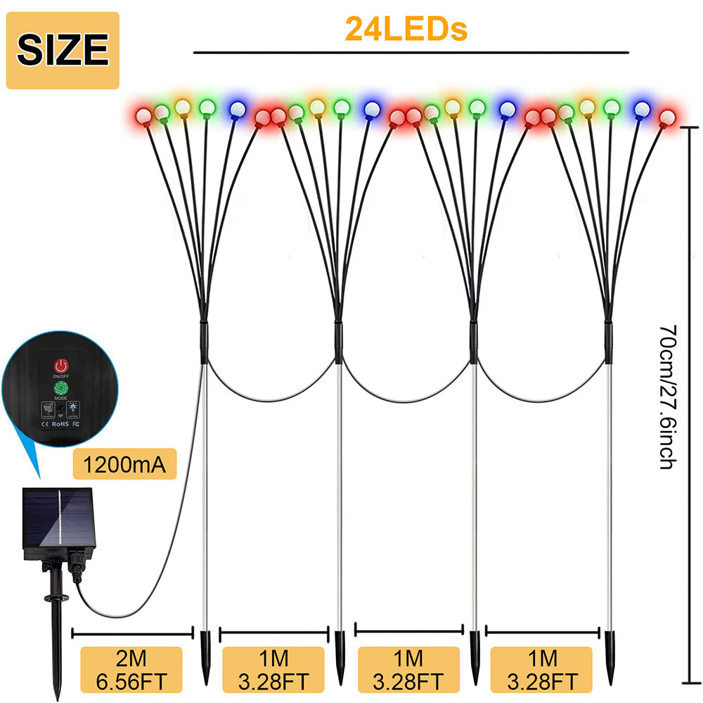 Solar Powered Firefly Lights