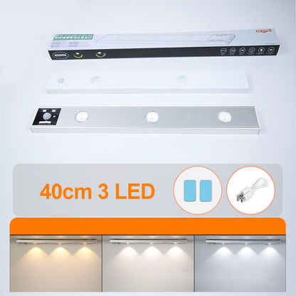 LED Motion Sensor Under Cabinet Light Sliver Shell