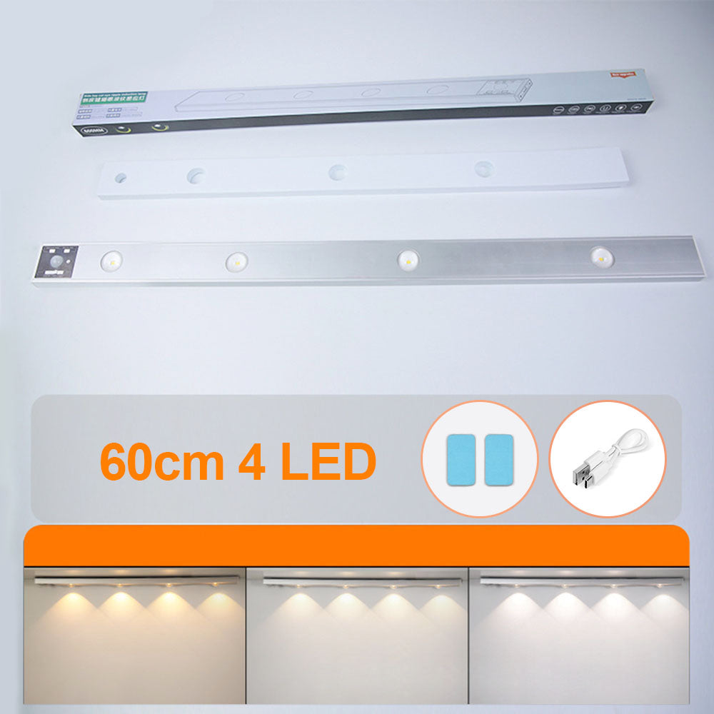 LED Motion Sensor Under Cabinet Light Sliver Shell