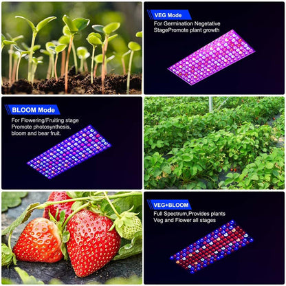 Vollspektrum-LED-Wachstumslichtpanel mit Dual-Chip-Design