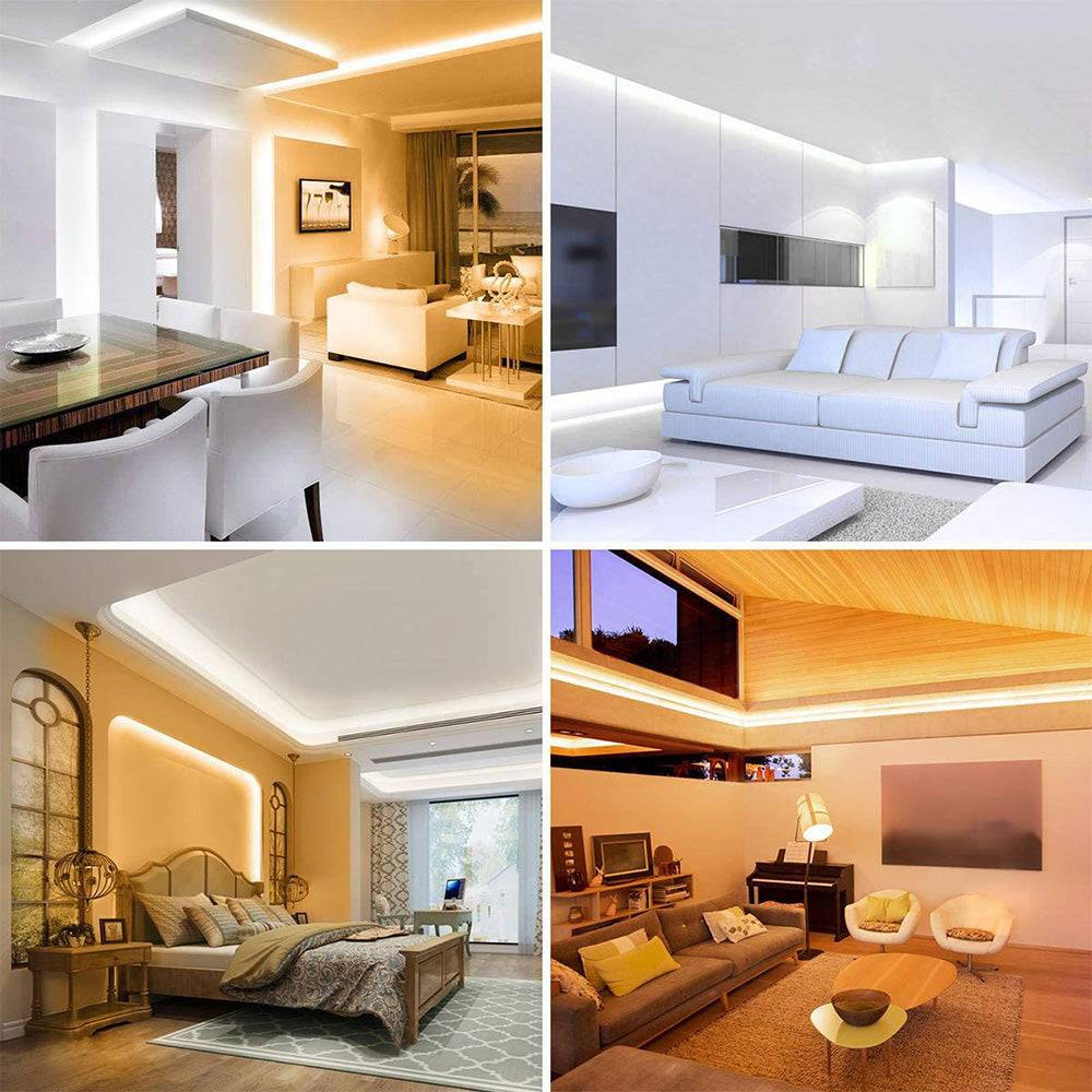 Dimmable LED Strips Light with Remote Control 3000K-6000K