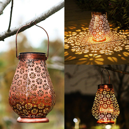 Solar Garden Lanterns Outdoor Hanging Lights