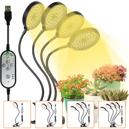 Luces LED para plantas con luz solar de espectro completo