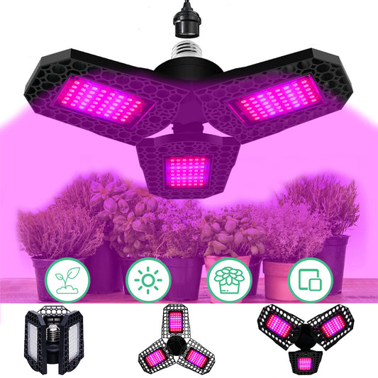 Waterproof Foldable LED Plant Grow Light Bulb