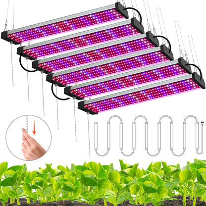 Barras de luz de cultivo LED conectables de espectro completo