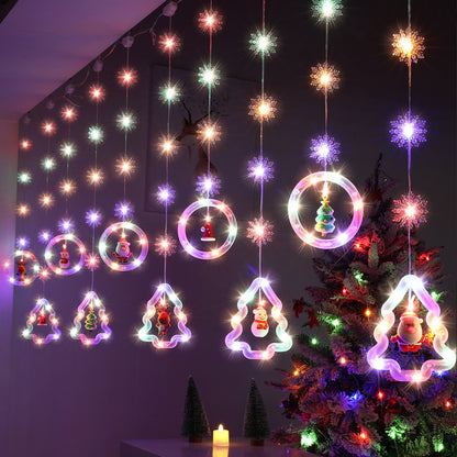 Luces navideñas para cortina de ventana 3M 100 LED