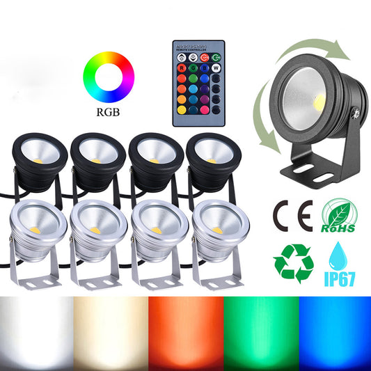 Luz de inundación subacuática LED impermeable