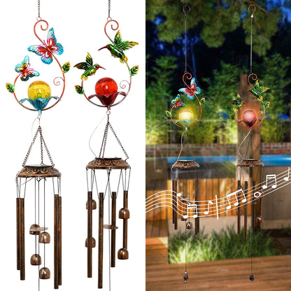 Solar Outdoor Wind Chimes Patio Lights