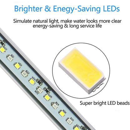 Tauchbare LED-Aquariumleuchte mit automatischem Ein-/Ausschalten des Timers