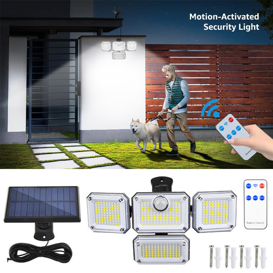 Waterproof Motion Sensor Solar Outdoor Lights