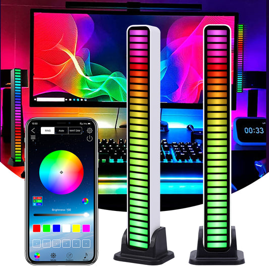 Barra de luz LED RGB Bluetooth APP Control sincronización de música