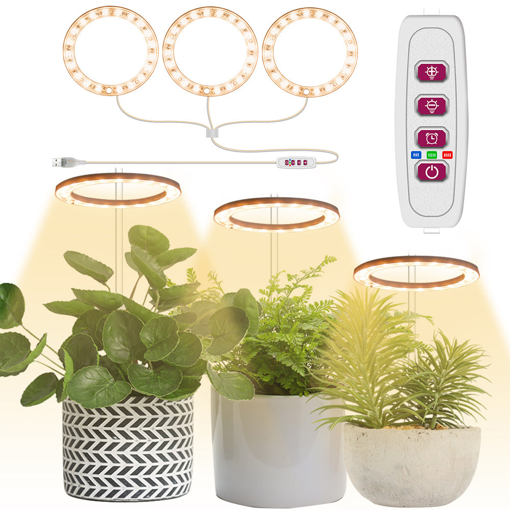 Luz LED para cultivo de plantas USB de espectro completo: luz solar